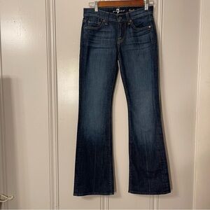 7 For All Mankind Bootcut Low Rise Jeans Size 24